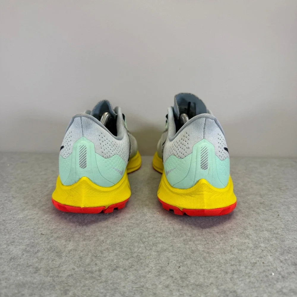 Nike Air Zoom Pegasus 36 Trail Womens Shoes Size 9.5 Mint Blue Yellow AR5676-401